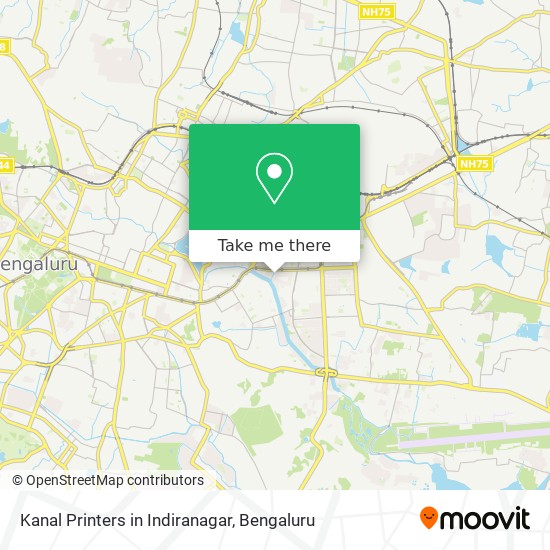 Kanal Printers in Indiranagar map