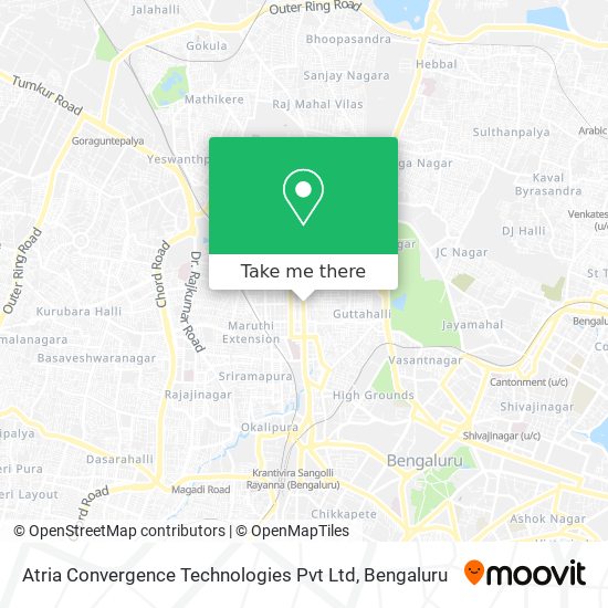 Atria Convergence Technologies Pvt Ltd map