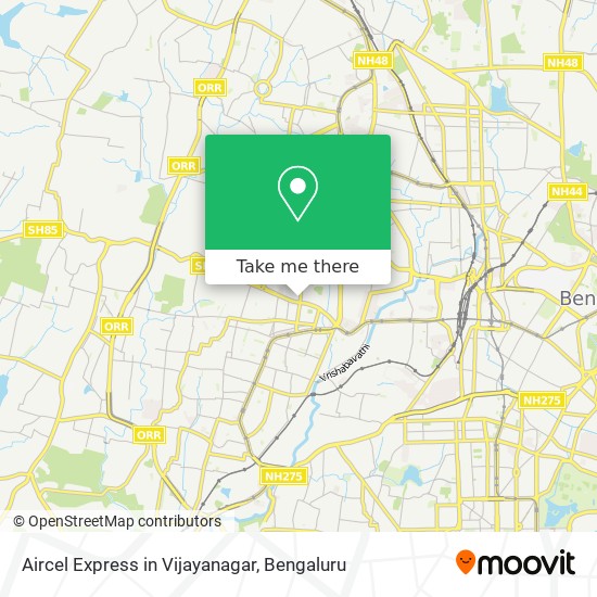 Aircel Express in Vijayanagar map