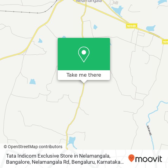 Tata Indicom Exclusive Store in Nelamangala, Bangalore, Nelamangala Rd, Bengaluru, Karnataka 562123 map