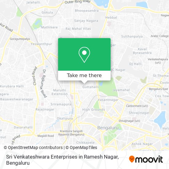 Sri Venkateshwara Enterprises in Ramesh Nagar map