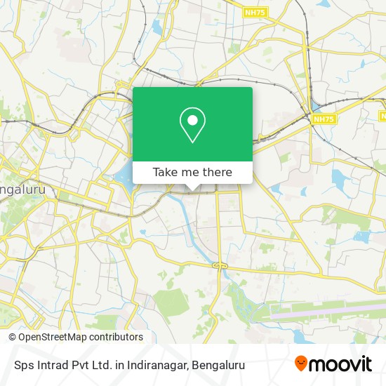 Sps Intrad Pvt Ltd. in Indiranagar map