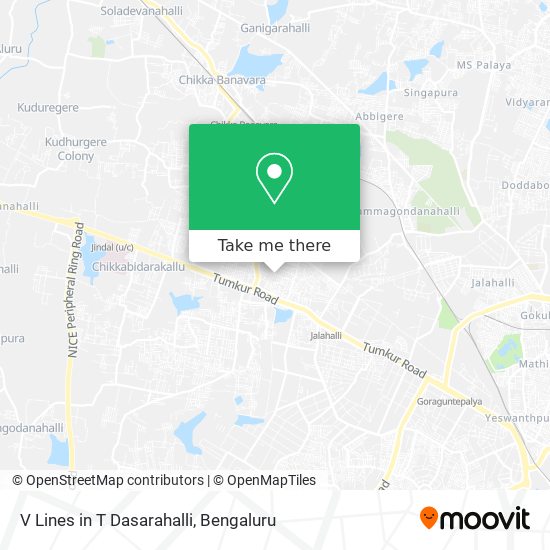 V Lines in T Dasarahalli map