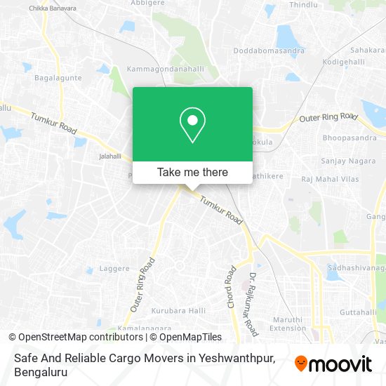 Safe And Reliable Cargo Movers in Yeshwanthpur map