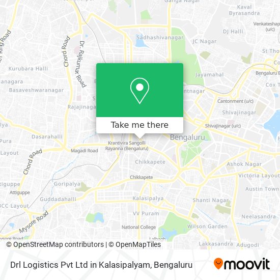 Drl Logistics Pvt Ltd in Kalasipalyam map