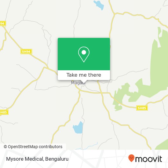 Mysore Medical map