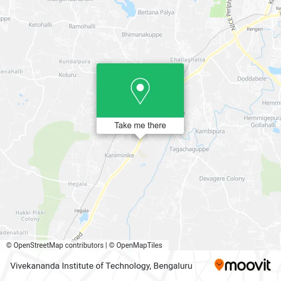 Vivekananda Institute of Technology map