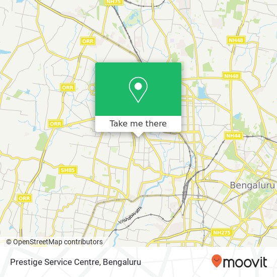 Prestige Service Centre map