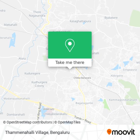Thammenahalli Village map