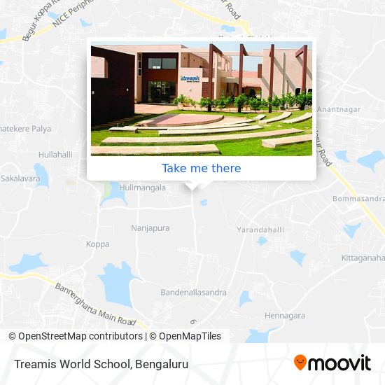 Treamis World School map
