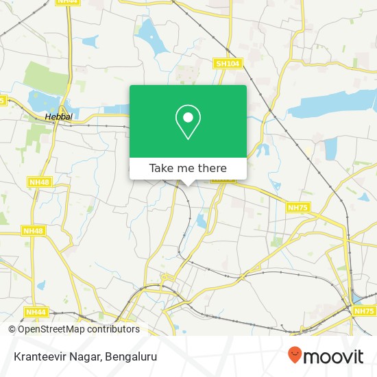 Kranteevir Nagar map