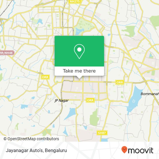 Jayanagar Auto's map