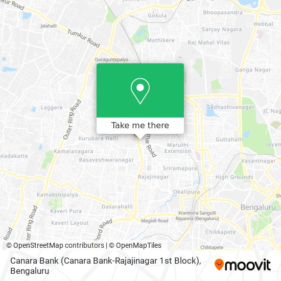 Canara Bank (Canara Bank-Rajajinagar 1st Block) map