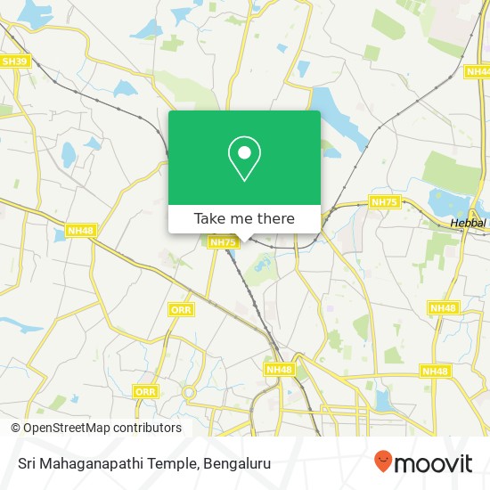 Sri Mahaganapathi Temple map