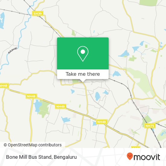 Bone Mill Bus Stand map