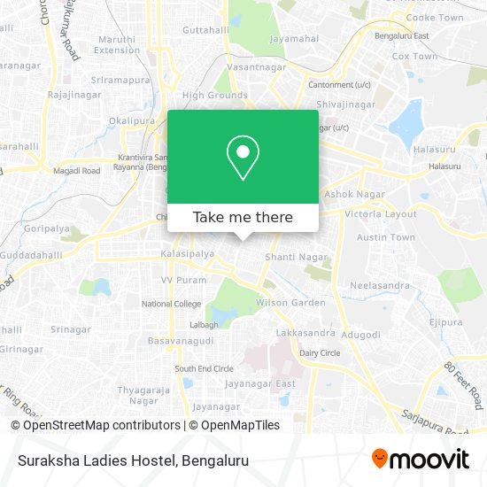 Suraksha Ladies Hostel map