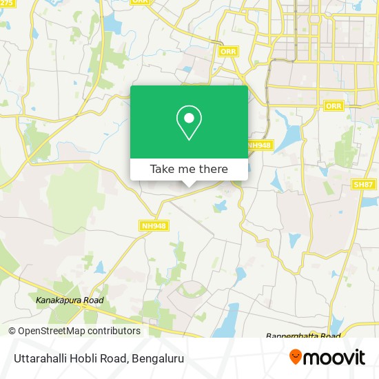 Uttarahalli Hobli Road map