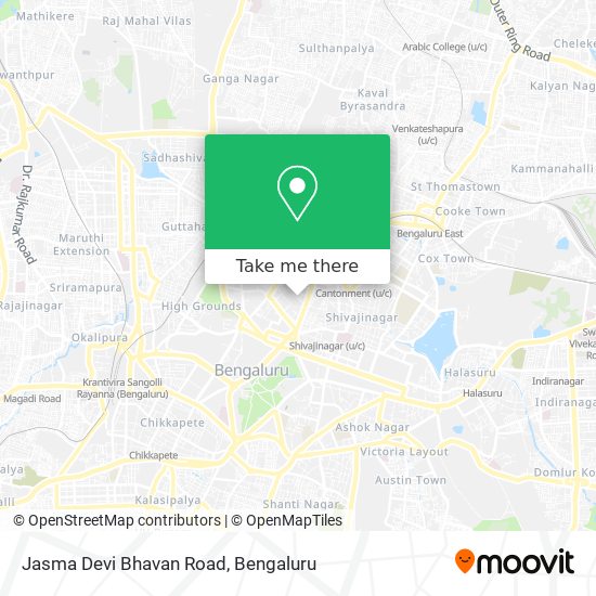 Jasma Devi Bhavan Road map