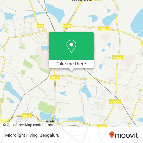 Microlight Flying map