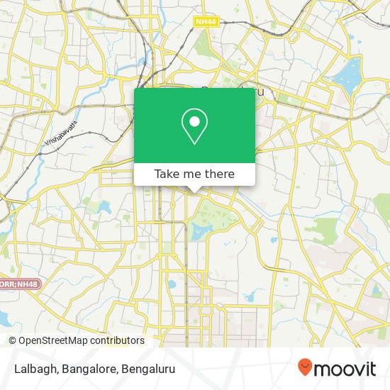 Lalbagh, Bangalore map
