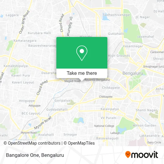 Bangalore One map