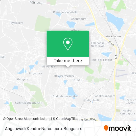 Anganwadi Kendra-Narasipura map