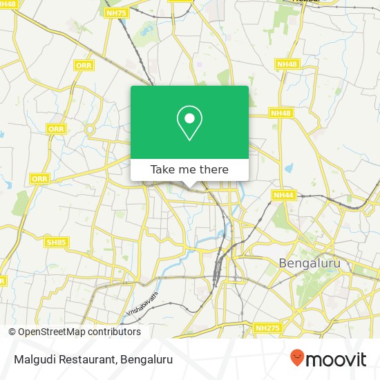 Malgudi Restaurant map