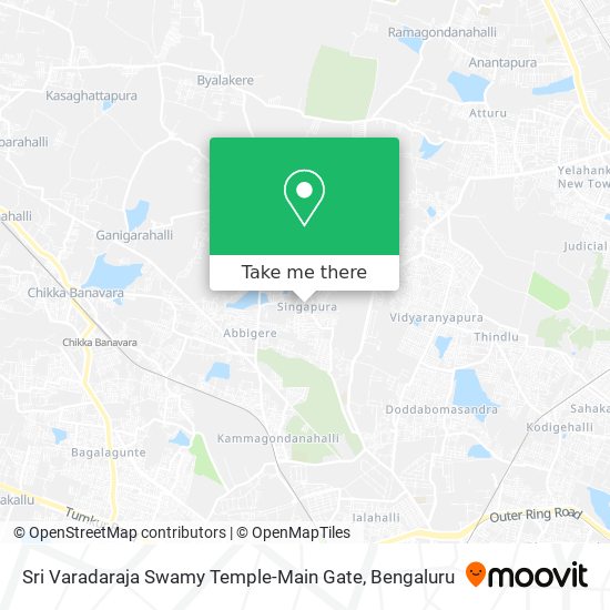 Sri Varadaraja Swamy Temple-Main Gate map