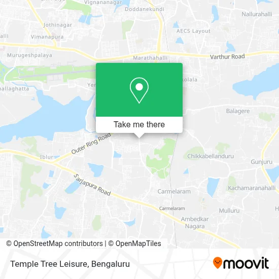 Temple Tree Leisure map