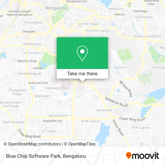 Blue Chip Software Park map