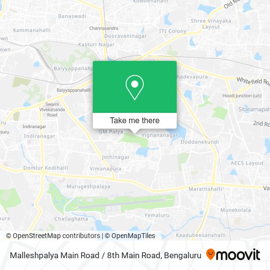 Malleshpalya Main Road / 8th Main Road map