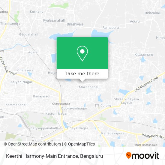 Keerthi Harmony-Main Entrance map