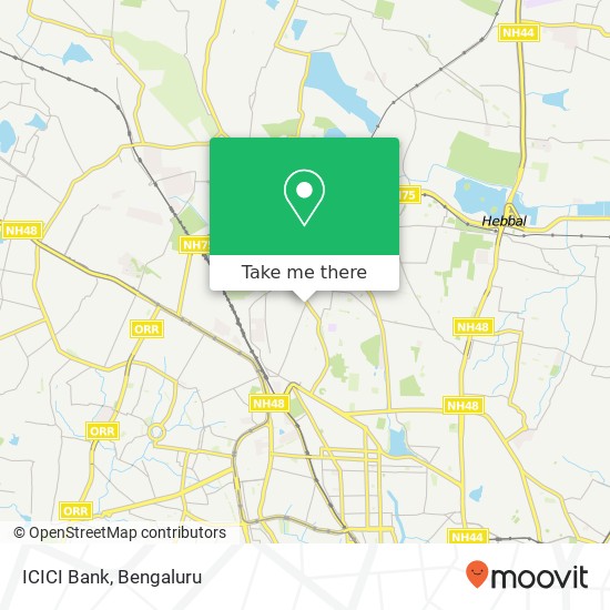 ICICI Bank map