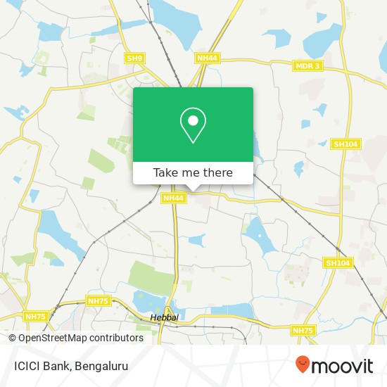 ICICI Bank map