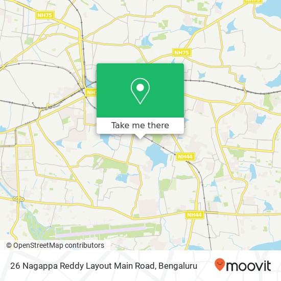 26 Nagappa Reddy Layout Main Road map