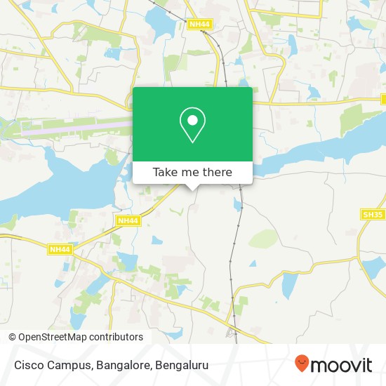 Cisco Campus, Bangalore map