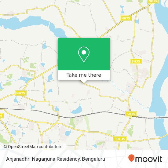 Anjanadhri Nagarjuna Residency map