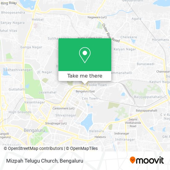 Mizpah Telugu Church map