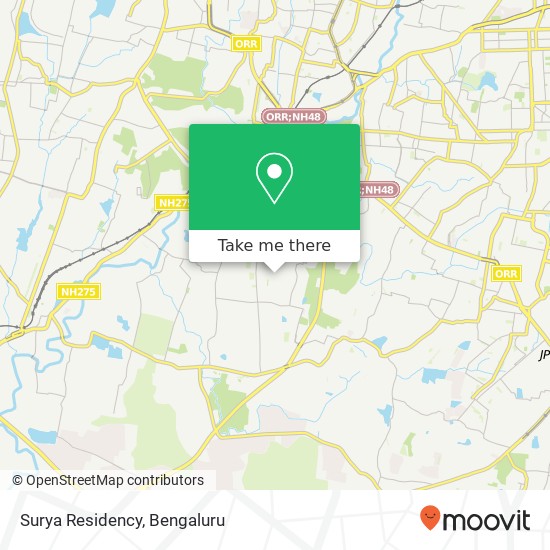 Surya Residency map