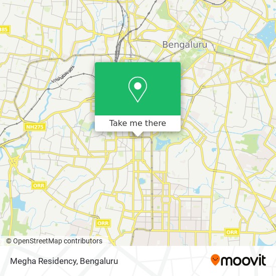 Megha Residency map