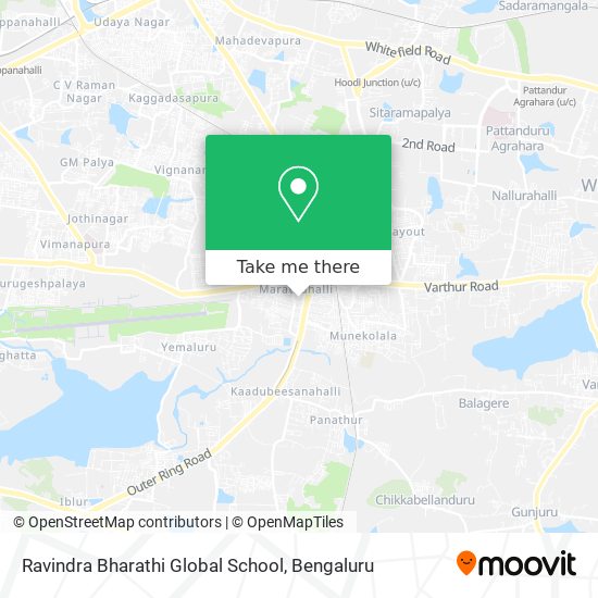 Ravindra Bharathi Global School map