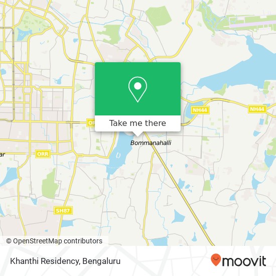 Khanthi Residency map