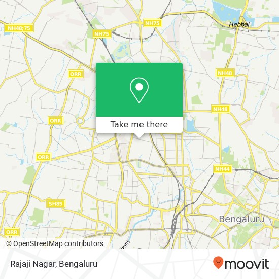 Rajaji Nagar map