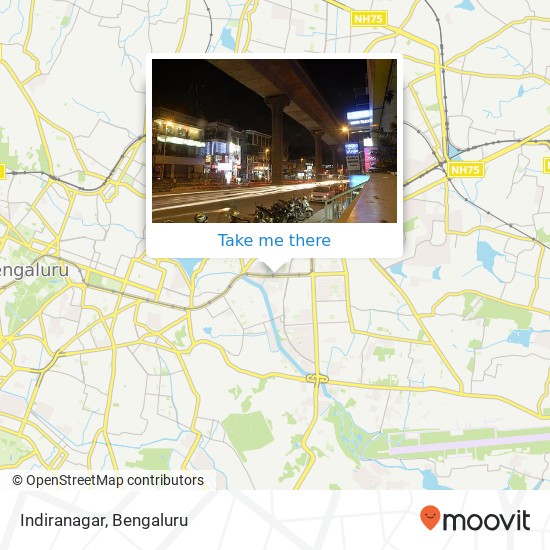 Indiranagar map