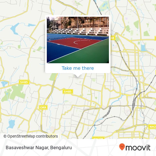 Basaveshwar Nagar map