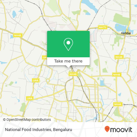 National Food Industries map