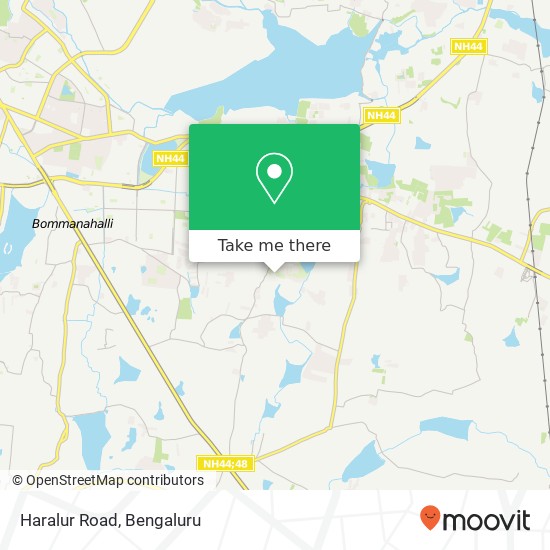Haralur Road map