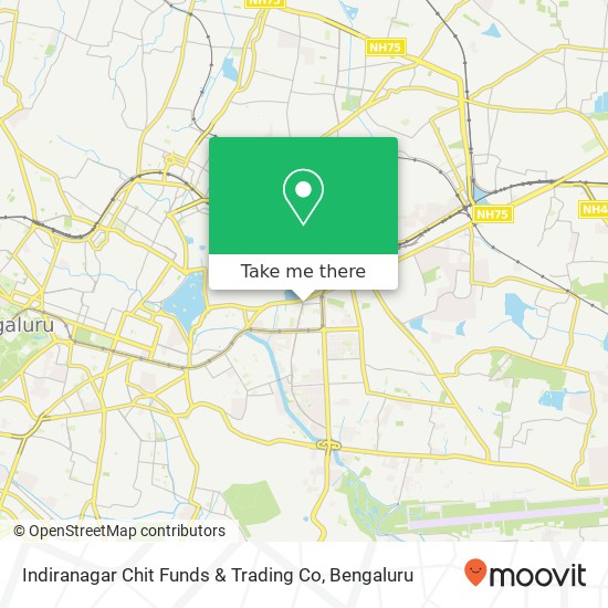 Indiranagar Chit Funds & Trading Co map