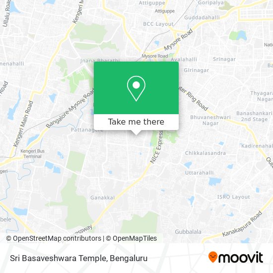 Sri Basaveshwara Temple map