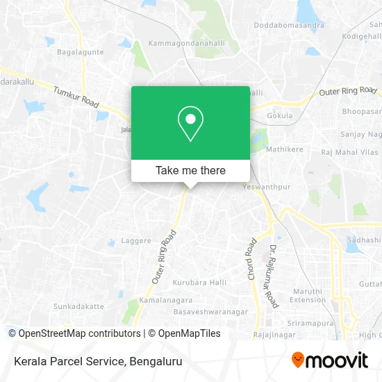 Kerala Parcel Service map